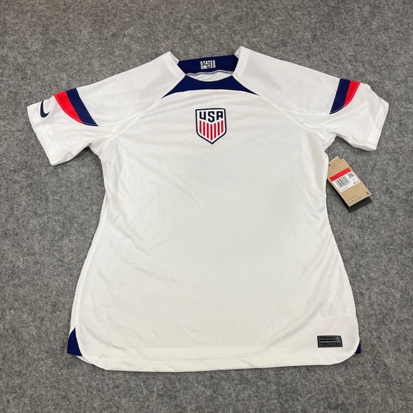 Nike USA Women's Soccer Jersey L New With Tags - MSRP $95 - Picture 1 of 7